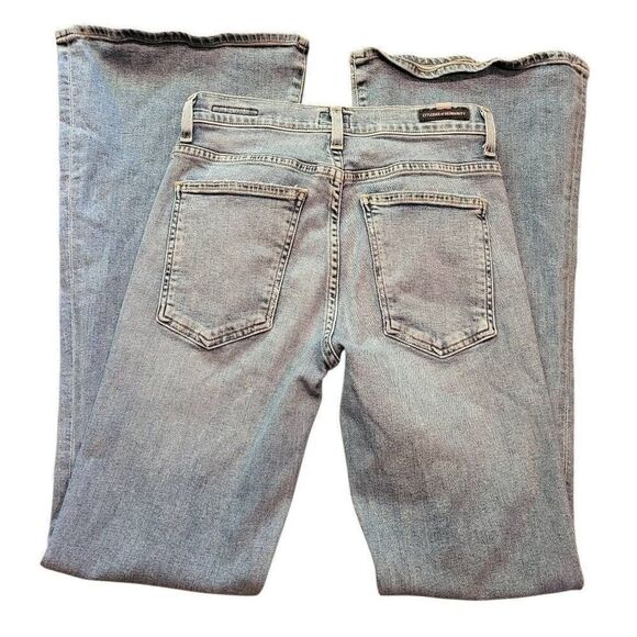 Citizens of Humanity Jeans Women's 26 Blue Claire Mid Rise Super Flare Stretch - Picture 2 of 5